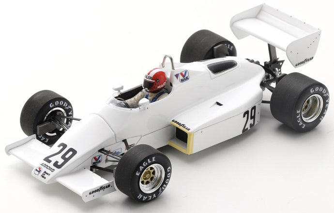 ARROWS A6 #29 MARC SURER BRAZILIAN GP 1983 hvid 1:43