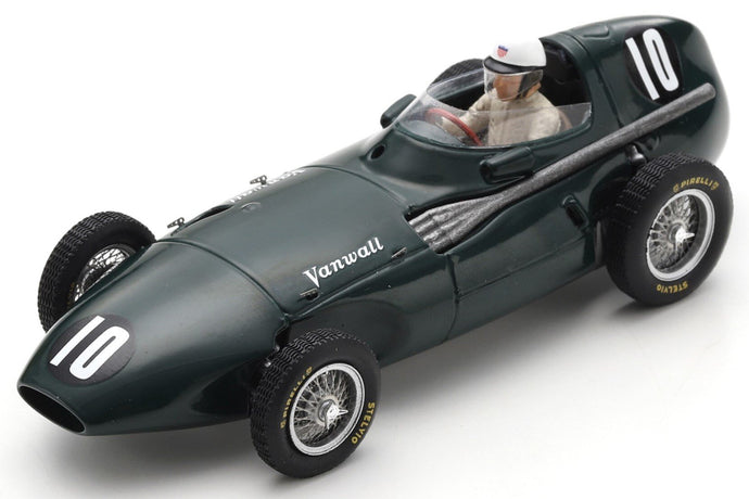 VANWALL VW2 #10 HARRY SCHELL 4th BELGIAN GP 1956 mørk grøn 1:43