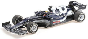 ALPHA TAURI F1 AT02 HONDA RA620H TEAM ALPHA TAURI N 22 BAHRAIN GP 2021 YUKI TSUNODA WHITE BLUE 1:18