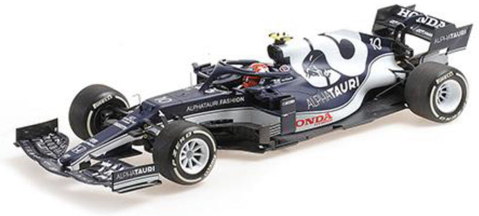 ALPHA TAURI F1 AT02 HONDA RA620H TEAM ALPHA TAURI N 10 BAHRAIN GP 2021 PIERRE GASLY WHITE BLUE 1:18