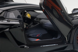 2015 Lamborghini Aventador SV LP750-4, nero aldebaran(gloss black) 1:18