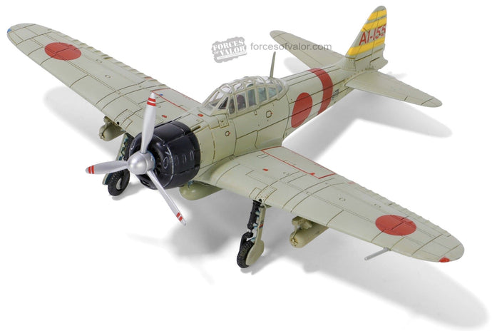 Mitsubishi A6M2 Zero-Sen IJNAS Akagi Hikotai, AI-155 Pearl Harbor 1941 grå/sort/rød 1:72