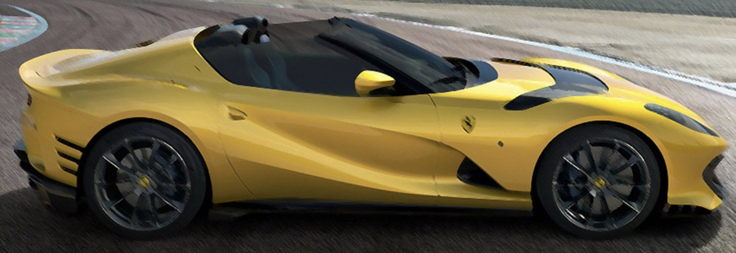 FERRARI 812 COMPETIZIONE A SPIDER 2022 GIALLO TRISTRATO - YELLOW 1:43