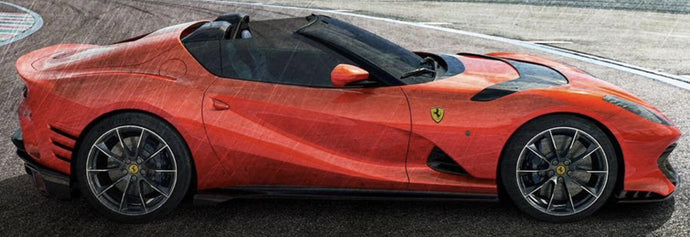 FERRARI 812 COMPETIZIONE A SPIDER 2022 ROSSO SCUDERIA - RED 1:43