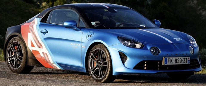 Alpine A110 TRACKSIDE #31 ESTEBAN OCON MONZA GP 2021 blå/sort/rød 1:43