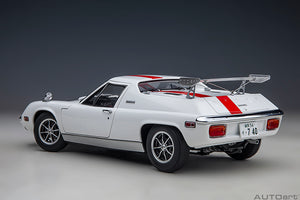 LOTUS EUROPA SPECIAL 1975 - THE CIRCUIT WOLF - (HERO) YUYA FUBUKI - MANGA MOVIE WHITE RED 1:18