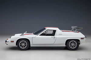 LOTUS EUROPA SPECIAL 1975 - THE CIRCUIT WOLF - (HERO) YUYA FUBUKI - MANGA MOVIE WHITE RED 1:18