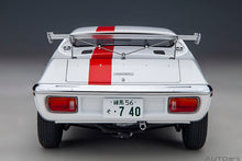 Indlæs billede til gallerivisning LOTUS EUROPA SPECIAL 1975 - THE CIRCUIT WOLF - (HERO) YUYA FUBUKI - MANGA MOVIE WHITE RED 1:18