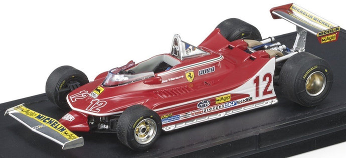 Ferrari 312 T4 #12 GILLES VILLENEUVE DUTCH GP ZANDVOORT 1979 rød/hvid/sølv 1:43