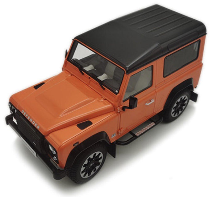 Land Rover DEFENDER 90 WORKS V8 70th EDITION 2018 orange/sort 1:18