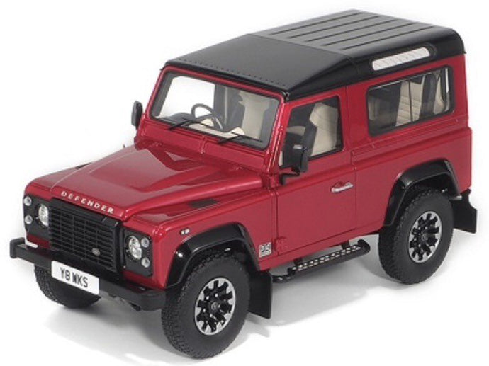 Land Rover DEFENDER 90 WORKS V8 70th EDITION 2018 rød/sort 1:18