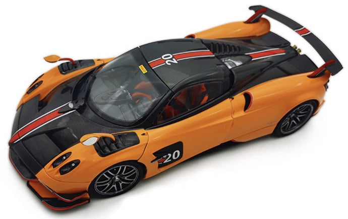 PAGANI HUAYRA BC ROADSTER N 20 2017 ORANGE BLACK 1:18