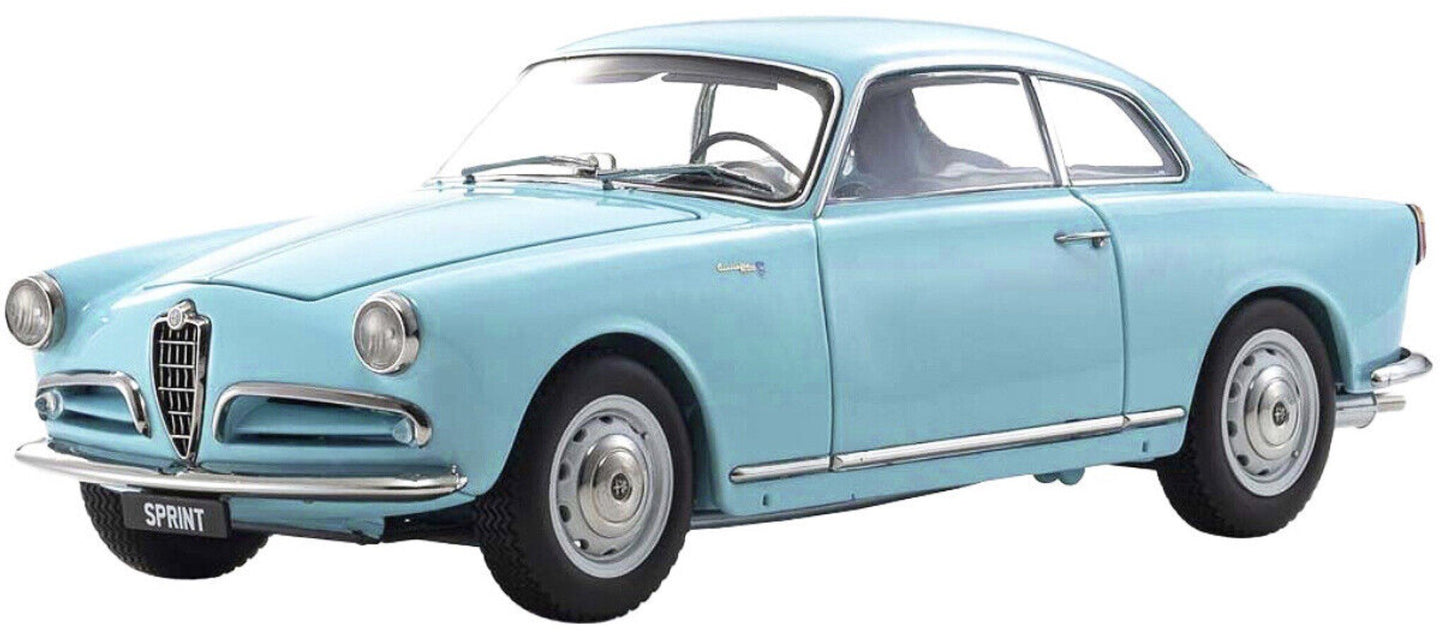 ALFA ROMEO GIULIETTA SPRINT COUPE 1954 LIGHT BLUE 1:18
