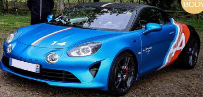 Alpine A110S SIDETRACK #14 2021 blå/rød/hvid 1:18