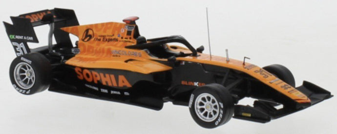 Dallara G319 #31 S.FLOERSCH FORMUL 3 GP BARCELONA 2020 orange/sort 1:43
