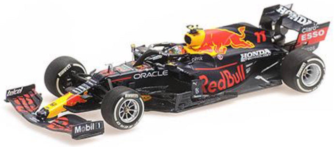 RED BULL F1 RB16B HONDA RA620H TEAM RED BULL RACING N 11 3rd FRENCH GP 2021 SERGIO PEREZ MATT BLUE YELLOW RED 1:43