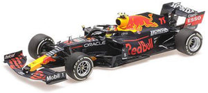 RED BULL F1 RB16B HONDA RA620H TEAM RED BULL RACING N 11 3rd FRENCH GP 2021 SERGIO PEREZ MATT BLUE YELLOW RED 1:18