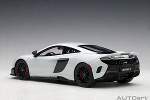 McLaren 675LT, Silica white 1:18