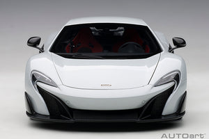 McLaren 675LT, Silica white 1:18