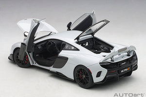 McLaren 675LT, Silica white 1:18