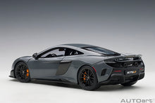 Indlæs billede til gallerivisning McLaren 675LT, grey 1:18
