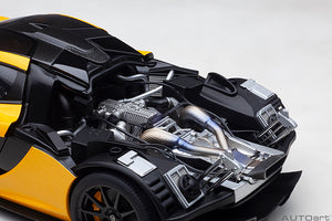 McLAREN P1 2013 VOLCANO YELLOW BLACK 1:18