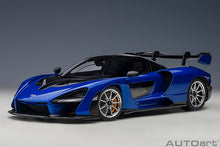 Indlæs billede til gallerivisning McLaren Senna, blue 1:18