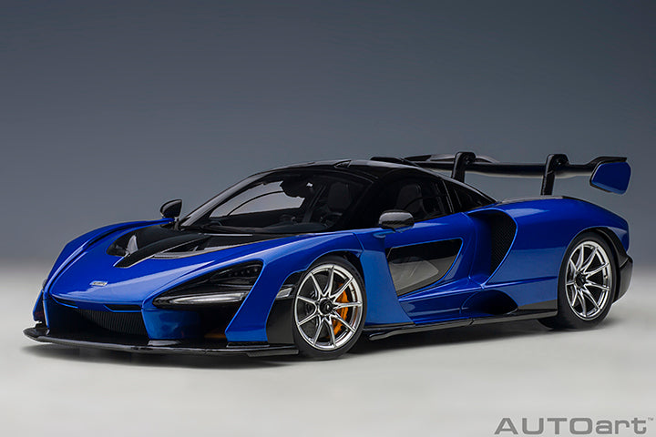 McLaren Senna, blue 1:18