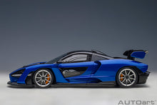 Indlæs billede til gallerivisning McLaren Senna, blue 1:18