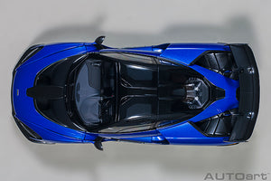 McLaren Senna, blue 1:18