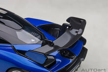 Indlæs billede til gallerivisning McLaren Senna, blue 1:18