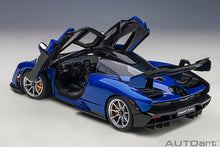 Indlæs billede til gallerivisning McLaren Senna, blue 1:18