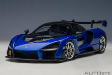 Indlæs billede til gallerivisning McLaren Senna, blue 1:18