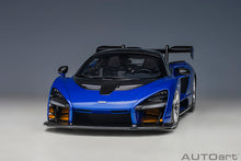 Indlæs billede til gallerivisning McLaren Senna, blue 1:18