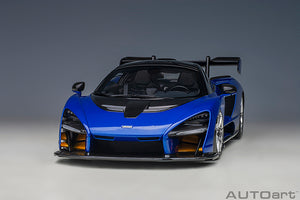 McLaren Senna, blue 1:18