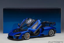 Indlæs billede til gallerivisning McLaren Senna, blue 1:18