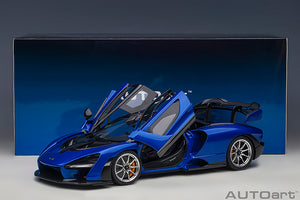 McLaren Senna, blue 1:18