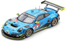 Indlæs billede til gallerivisning Porsche 911 GT3 R #23 AUST/MENZEL/SEEFRIED 24H NURBURGRING 2021 blå/gul 1:43