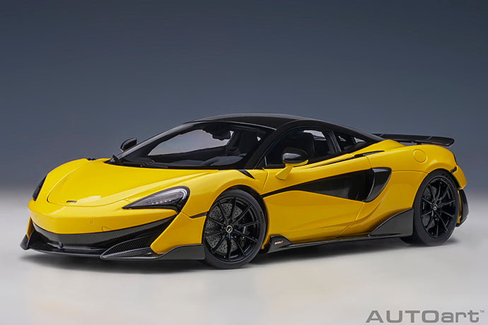 McLaren 600LT, yellow 1:18