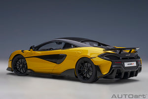 McLaren 600LT, yellow 1:18