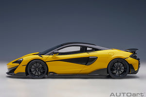 McLaren 600LT, yellow 1:18