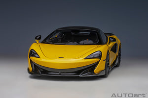 McLaren 600LT, yellow 1:18