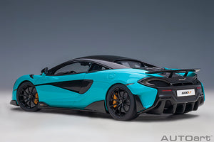 McLaren 600LT, light blue 1:18