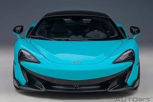 McLaren 600LT, light blue 1:18