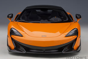 McLaren 600LT, orange 1:18