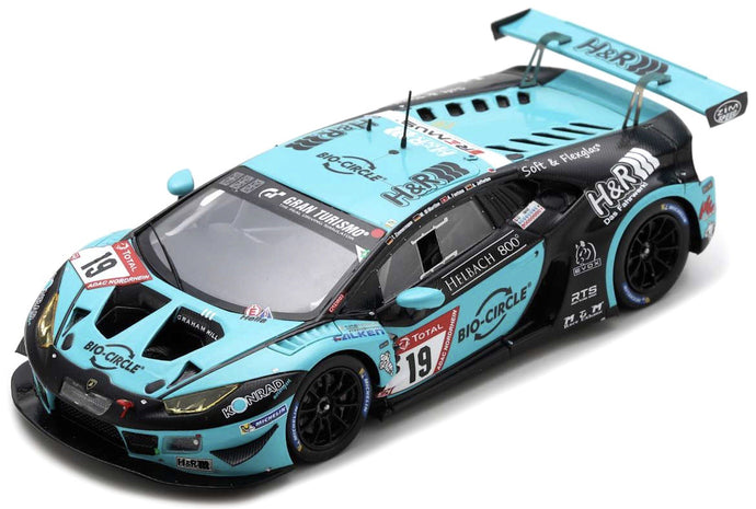 Lamborghini HURACAN GT3 EVO #19 JEFFERIES/DI MARTINO/ZIMMERMANN/FONTANA 24H NURBURGRING 2021 turkis/sort 1:43