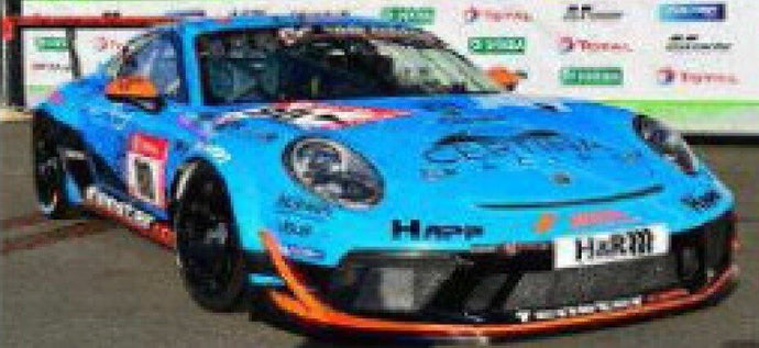 PORSCHE 911 991-2 GT3 CUP TEAM HUBER MOTORSPORT N 80 WINNER SP7 CLASS 24h NURBURGRING 2021 H.WEHRMANN - U.BERG - M.VAN RAMSHORST - A.MIES BLUE BLACK 1:43