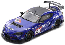 Indlæs billede til gallerivisning Toyota SUPRA #72 AZUMA/TISCHNER/TOENGES/ASAHI 24H NURBURGRING 2021 blå/sort 1:43