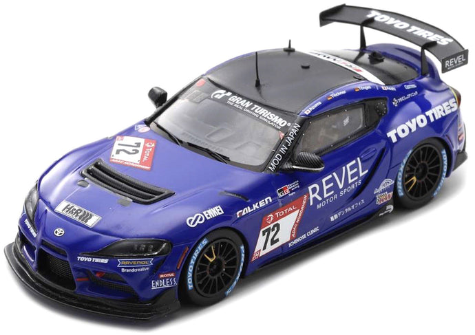 Toyota SUPRA #72 AZUMA/TISCHNER/TOENGES/ASAHI 24H NURBURGRING 2021 blå/sort 1:43