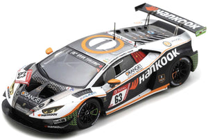 Lamborghini HURACAN GT3 EVO #63 MAPELLI/PERERA/BORTOLOTTI/ALTOE 24H NURBURGRING 2021 sort/hvid/grå/orange 1:43
